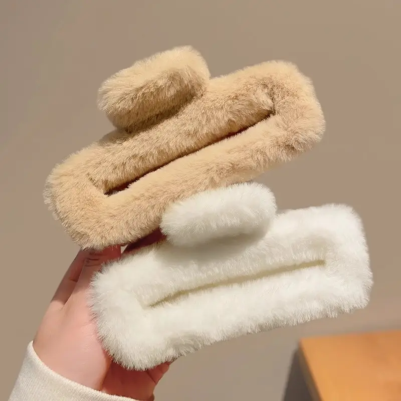 Autumn Winter Furry Hairpin Clip for Women - Image 8