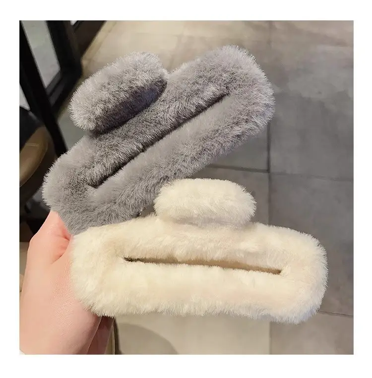 Autumn Winter Furry Hairpin Clip for Women — feature 10