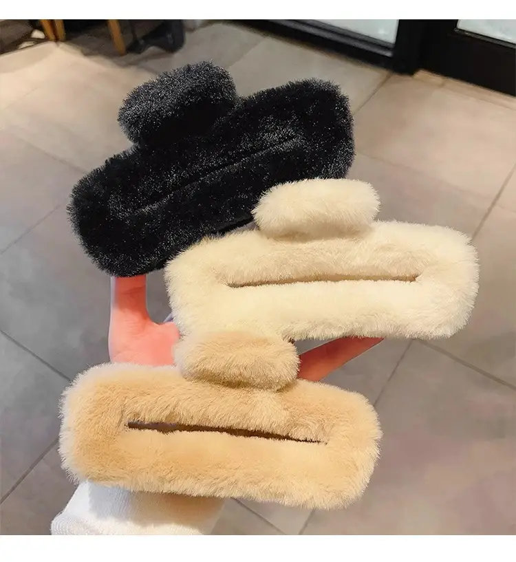 Autumn Winter Furry Hairpin Clip for Women — feature 16