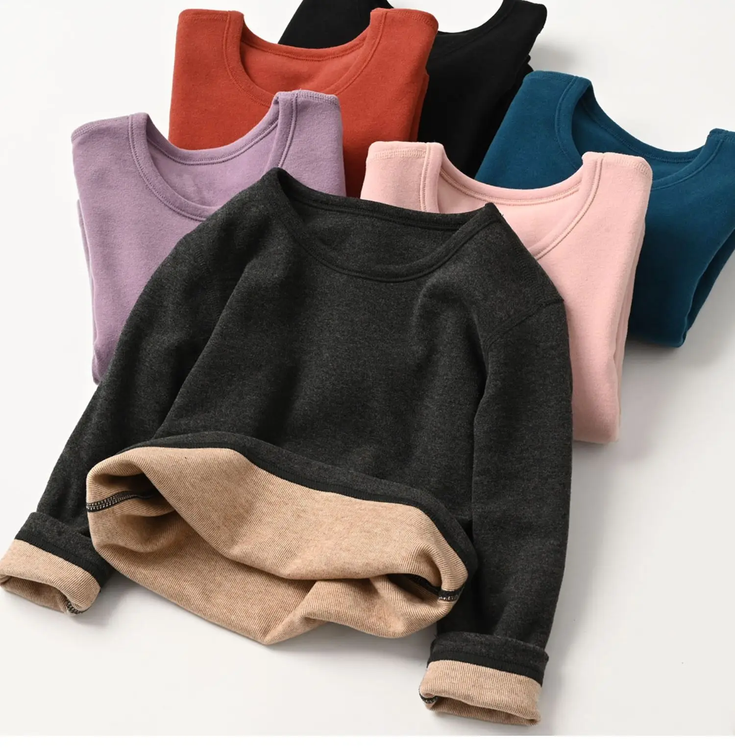 Children's Blue Long Sleeve Sweatshirt Set — feature 3