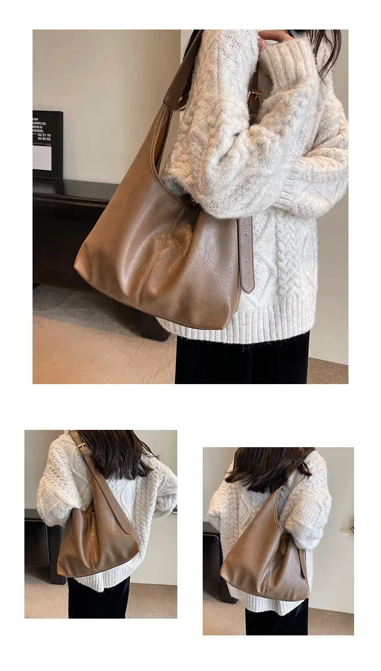 Black Leather Shoulder Bag for Women Winter 2023 — feature 21