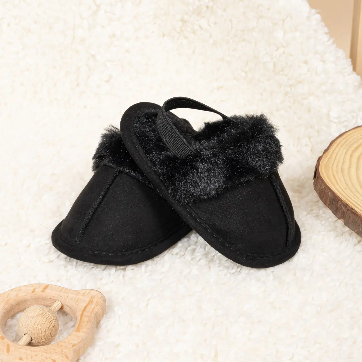 Warm Furry Toddler Shoes for 0-1 Years Old