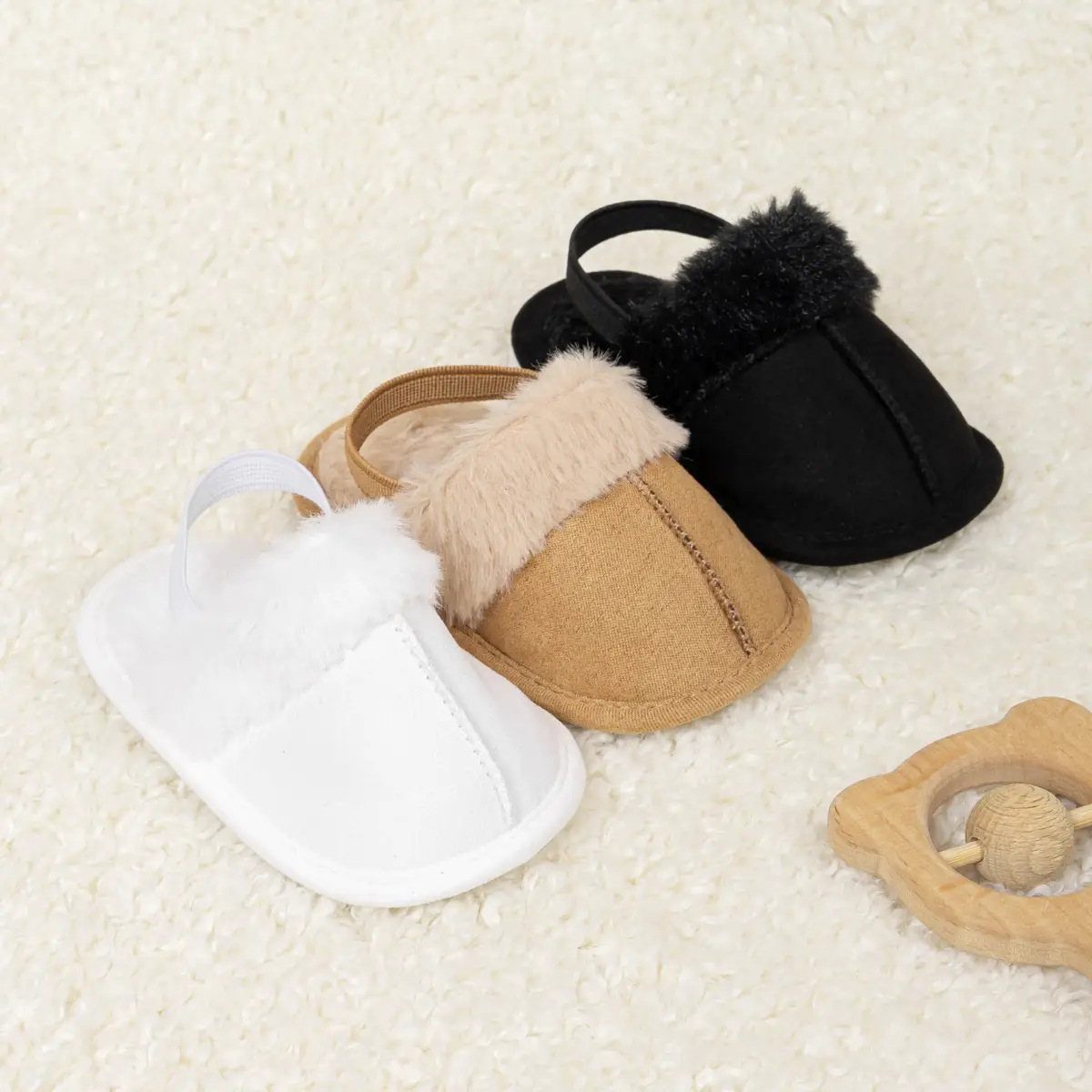 Warm Furry Toddler Shoes for 0-1 Years Old — feature 4