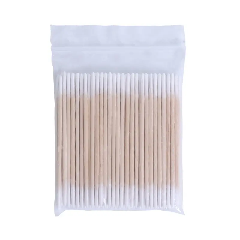 Double-Headed Cotton Eyebrow Swabs for Precision Application - Image 6