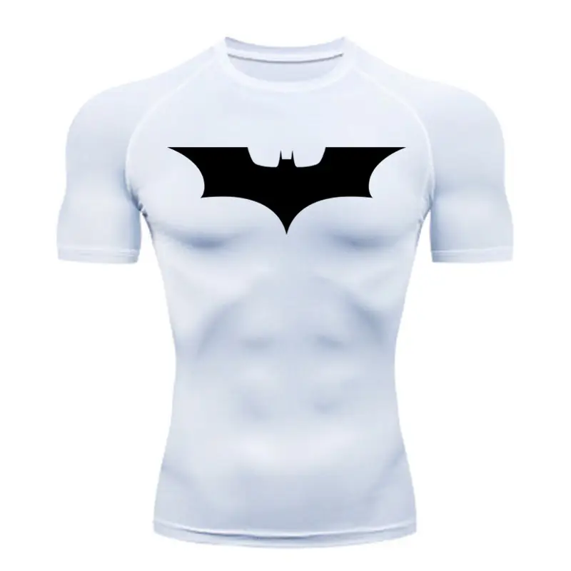 Men's Batman Graphic Compression T-Shirt Grey — feature 10