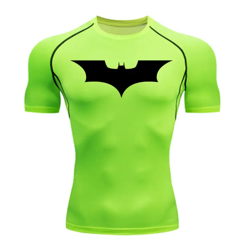 Men's Batman Graphic Compression T-Shirt Grey — feature 12