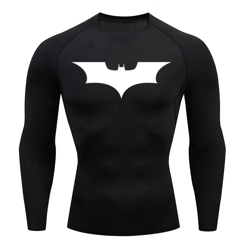 Men's Batman Graphic Compression T-Shirt Grey — feature 13
