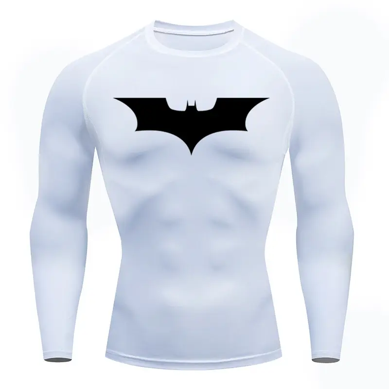 Men's Batman Graphic Compression T-Shirt Grey — feature 16
