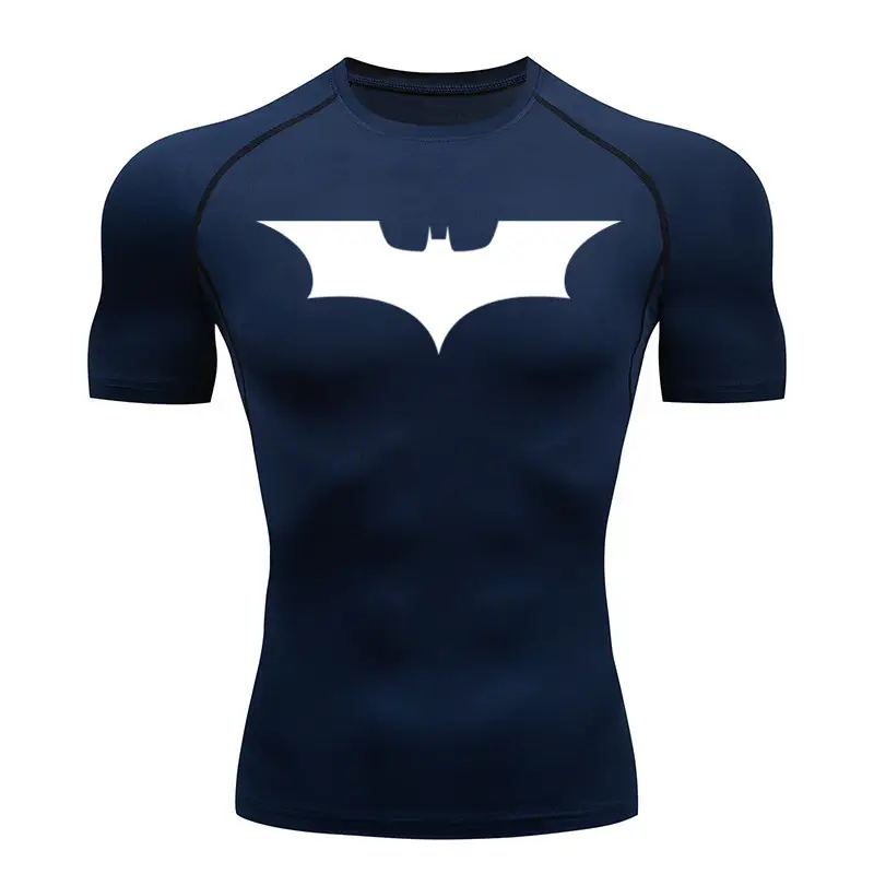 Men's Batman Graphic Compression T-Shirt Grey — feature 6