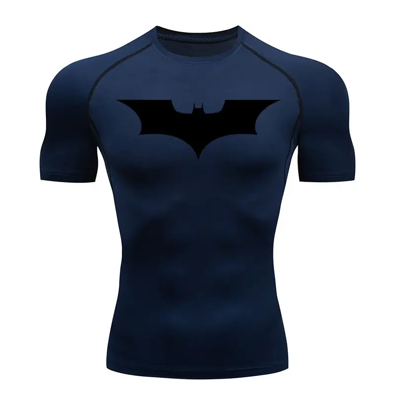 Men's Batman Graphic Compression T-Shirt Grey — feature 7