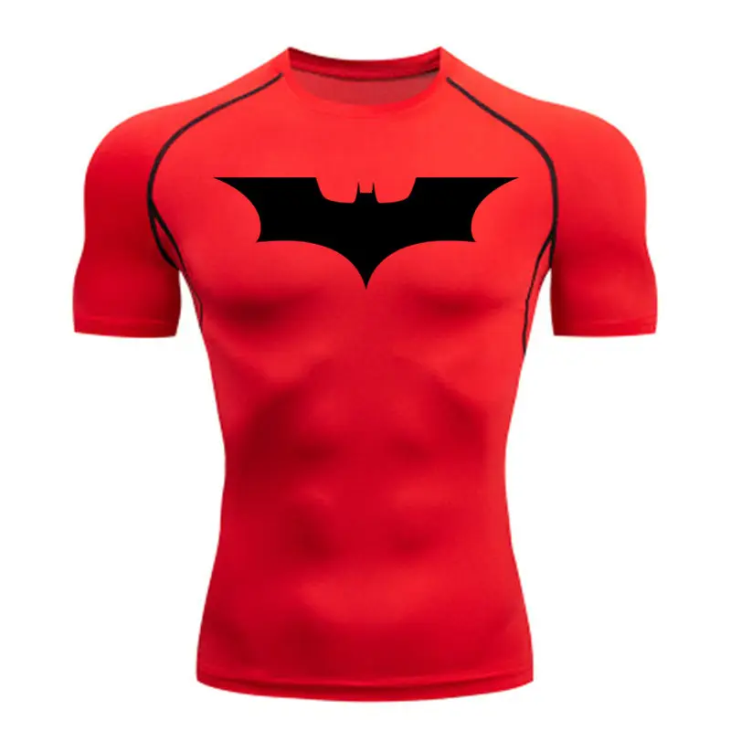 Men's Batman Graphic Compression T-Shirt Grey - Image 13