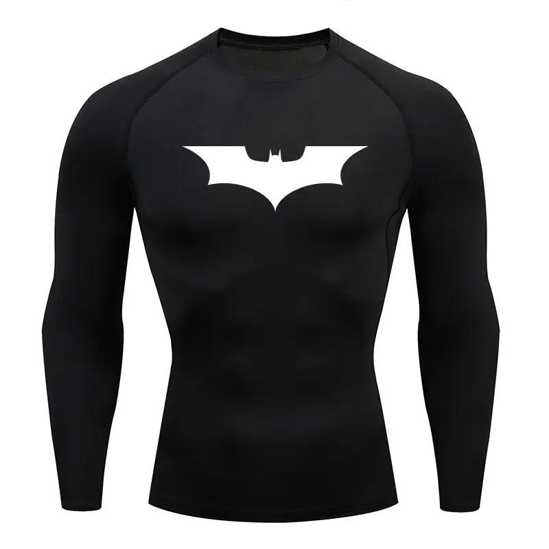 Men's Batman Graphic Compression T-Shirt Grey - Image 14
