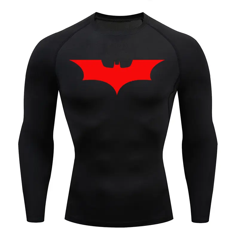 Men's Batman Graphic Compression T-Shirt Grey - Image 16