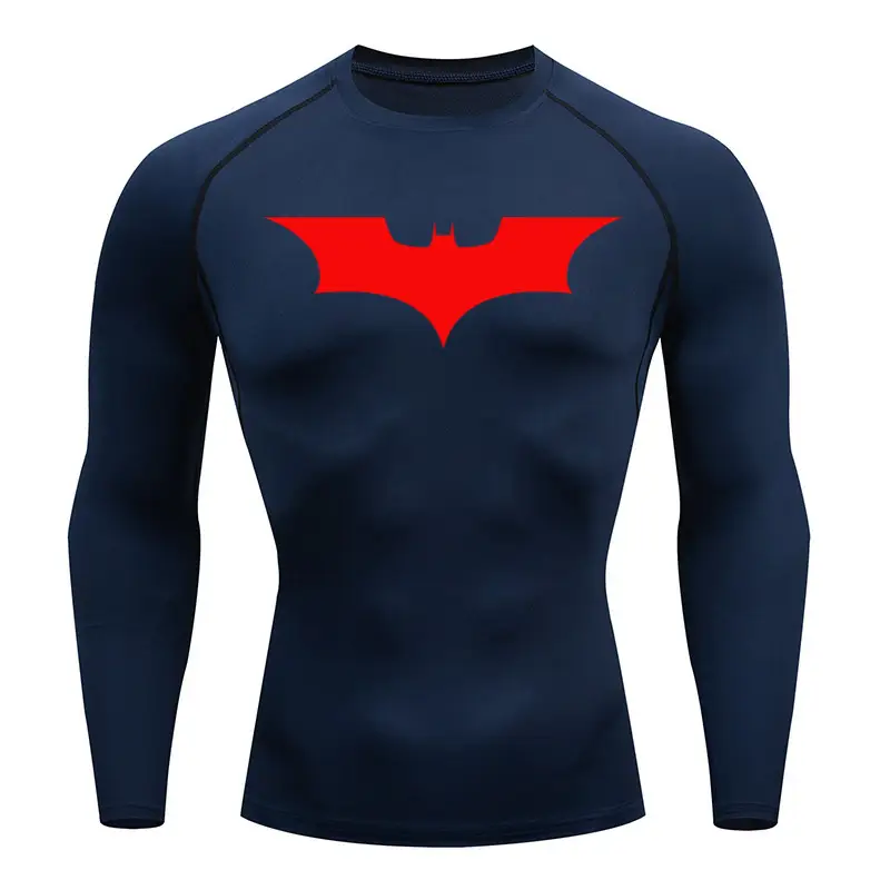Men's Batman Graphic Compression T-Shirt Grey - Image 19