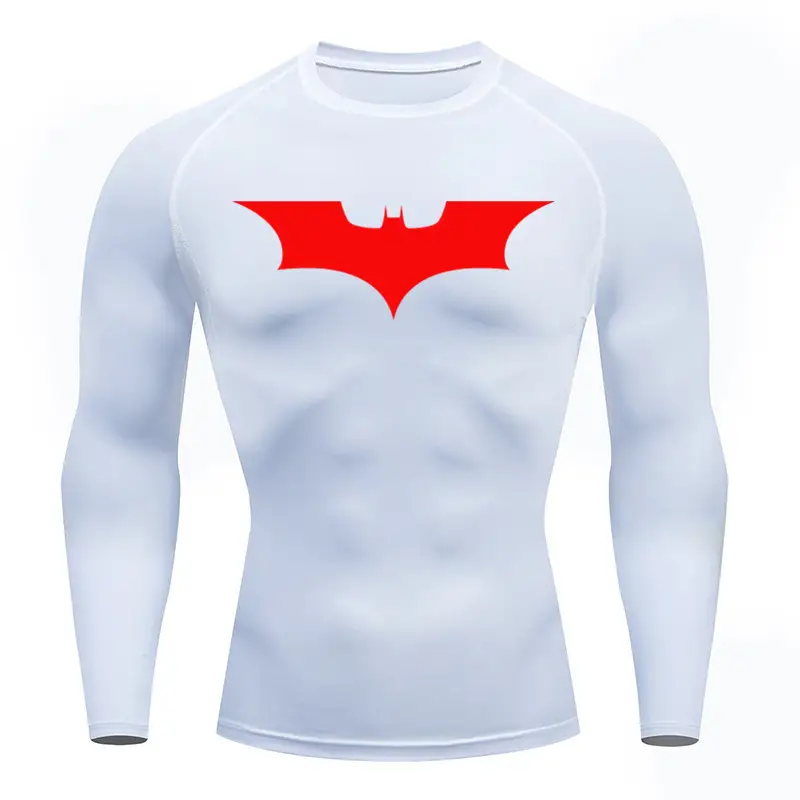 Men's Batman Graphic Compression T-Shirt Grey - Image 23