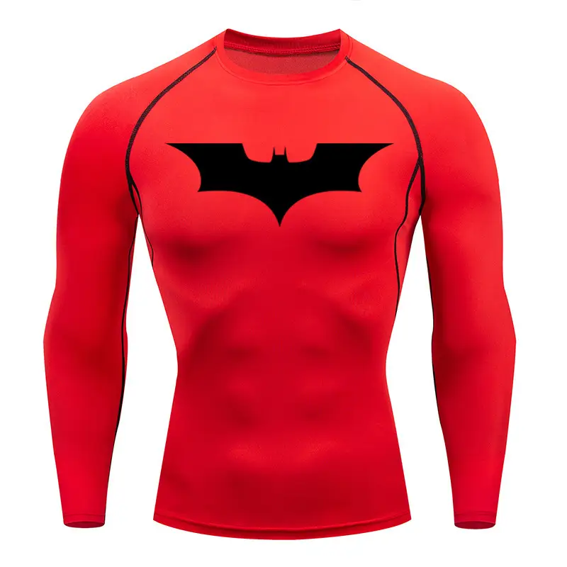 Men's Batman Graphic Compression T-Shirt Grey - Image 25