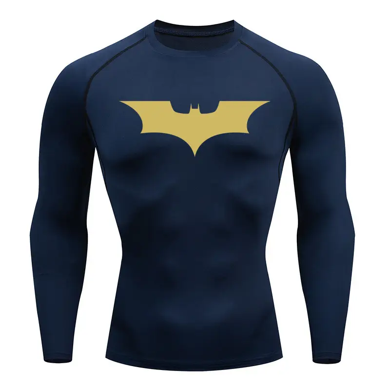 Men's Batman Graphic Compression T-Shirt Grey - Image 28