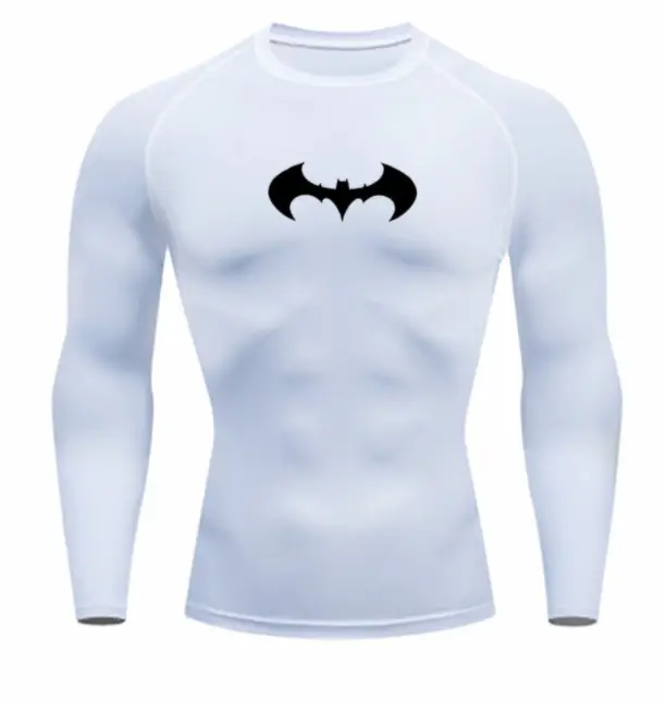 Men's Batman Graphic Compression T-Shirt Grey - Image 29