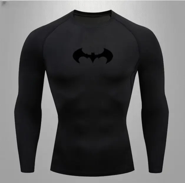 Men's Batman Graphic Compression T-Shirt Grey - Image 30