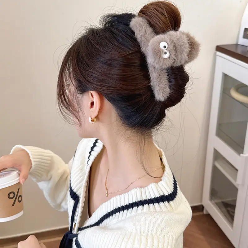 Cute Plush Shark Clip for Girls Hairpin 2023 - Image 14
