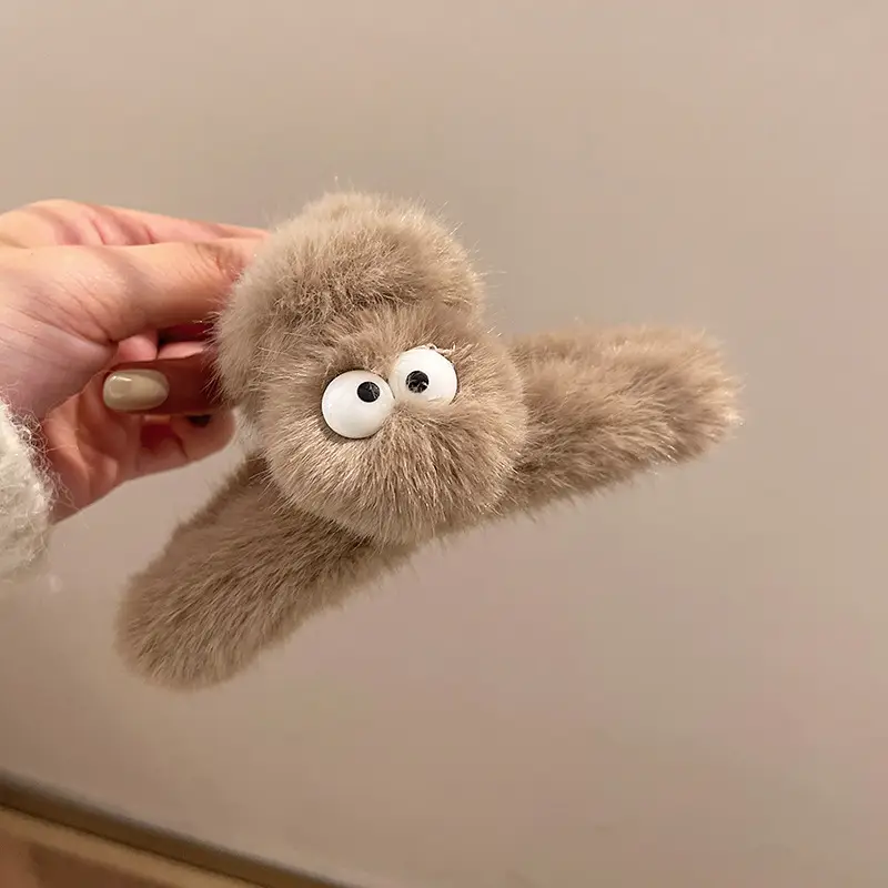 Cute Plush Shark Clip for Girls Hairpin 2023 - Image 4