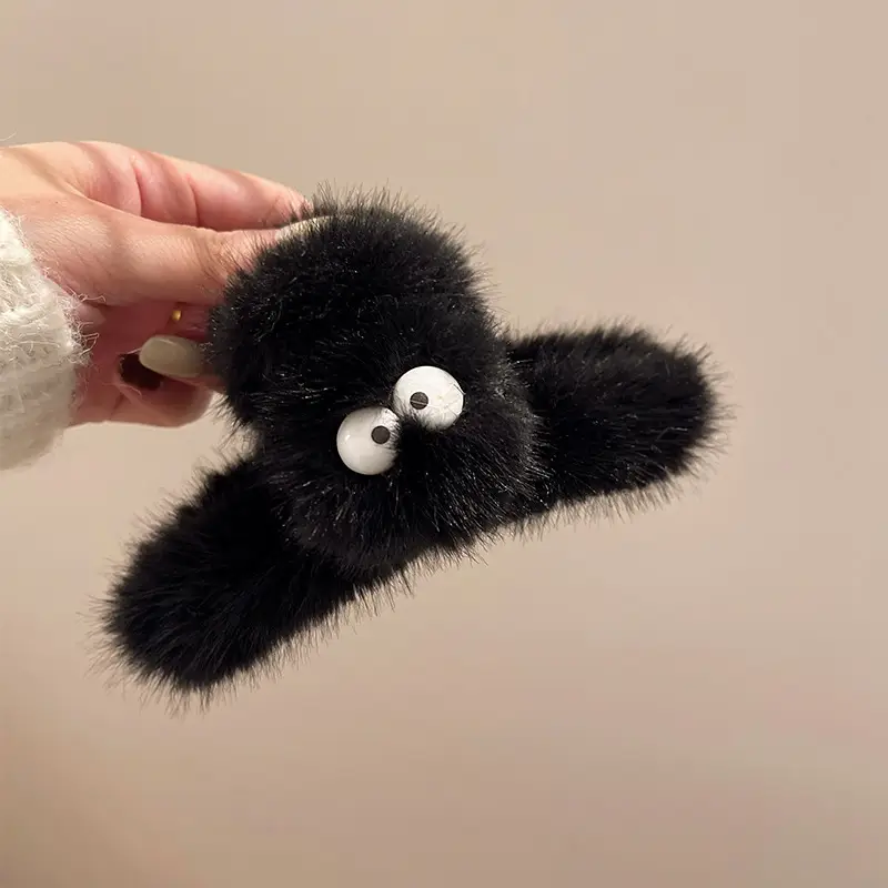 Cute Plush Shark Clip for Girls Hairpin 2023 - Image 5