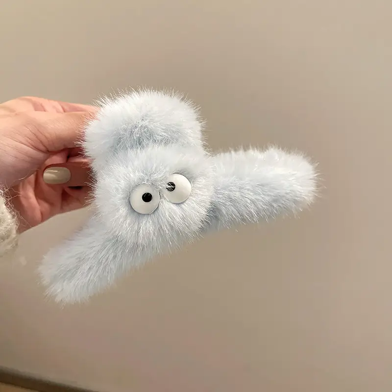 Cute Plush Shark Clip for Girls Hairpin 2023 - Image 6