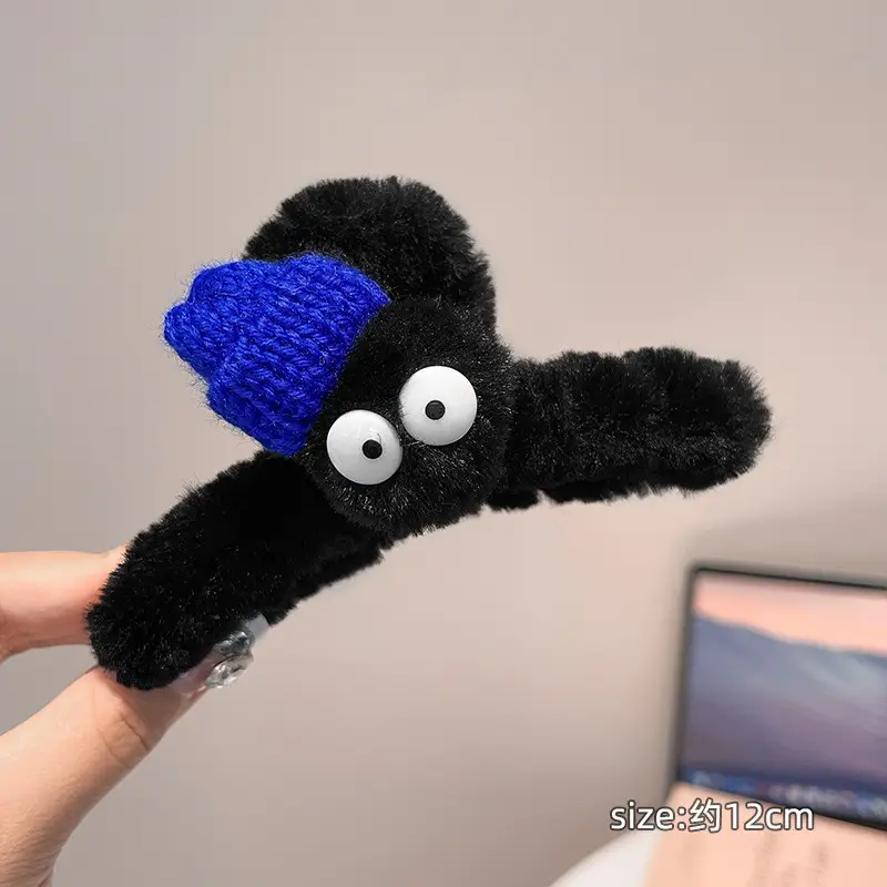 Cute Plush Shark Clip for Girls Hairpin 2023 - Image 8
