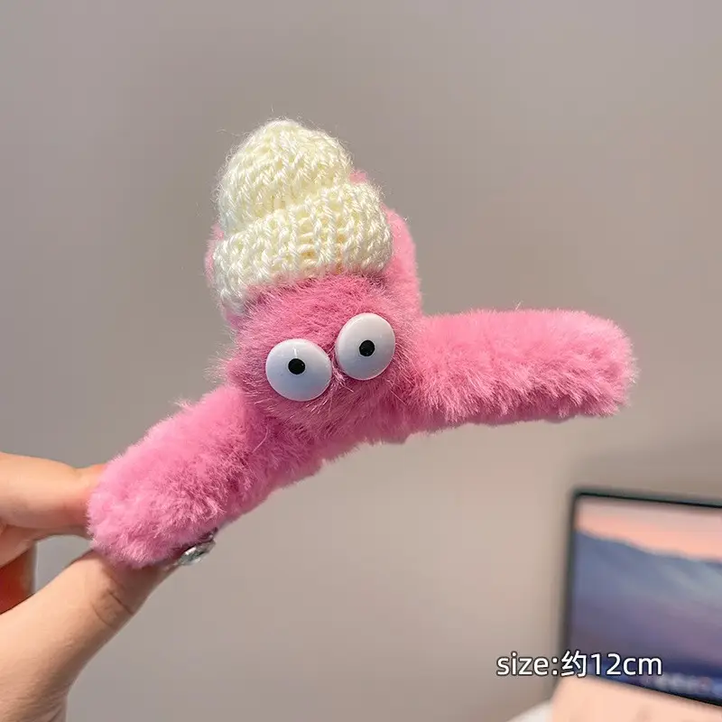 Cute Plush Shark Clip for Girls Hairpin 2023 - Image 9