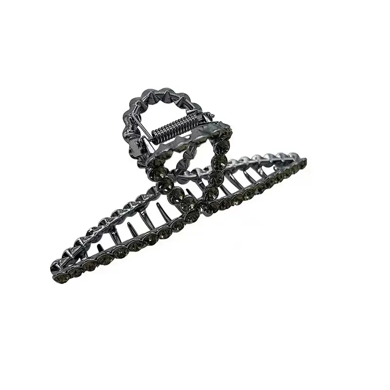 Korean Style Diamond Shark Clip Updo Set - Image 8