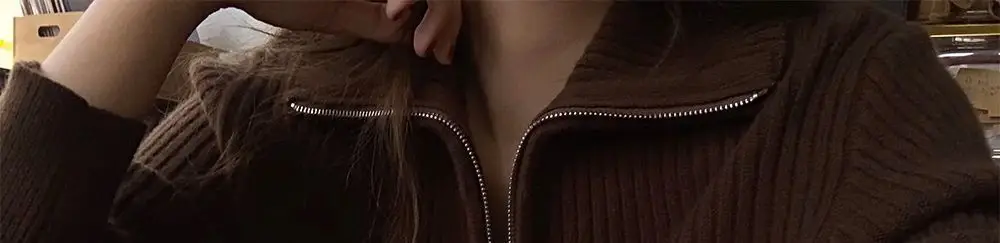 2026 Autumn/Winter New Zipper Sweater Knitwear for Women, Loose Fit, Stylish and Unique Design, Trendy Base Layer Top — feature 6