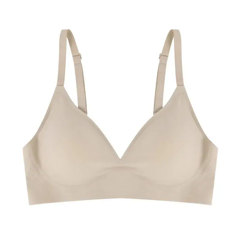Women Korean Style Seamless Push Up Jelly Strip Bra - Image 11