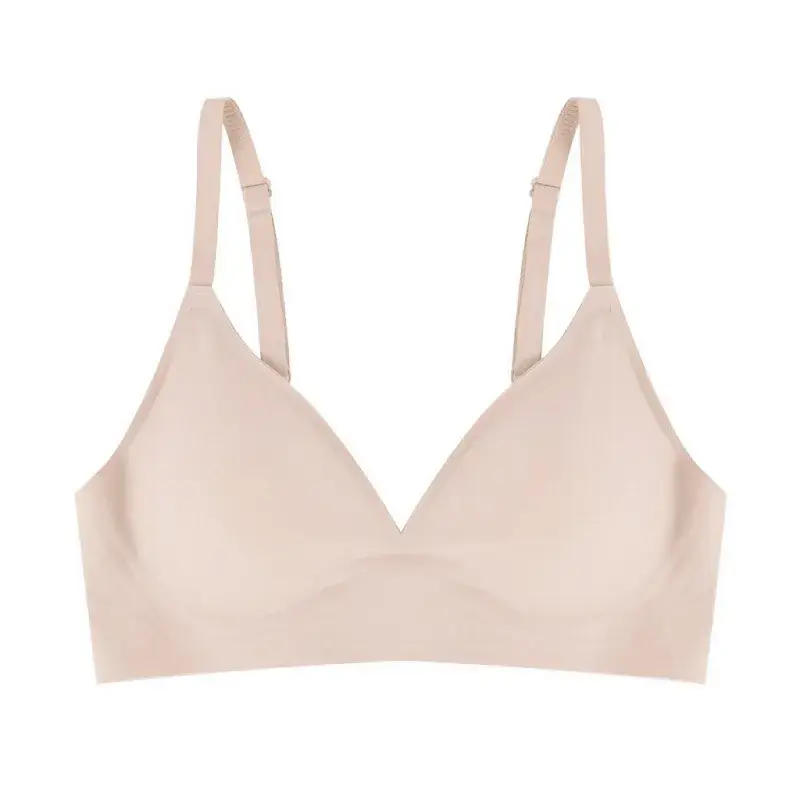 Women Korean Style Seamless Push Up Jelly Strip Bra - Image 2