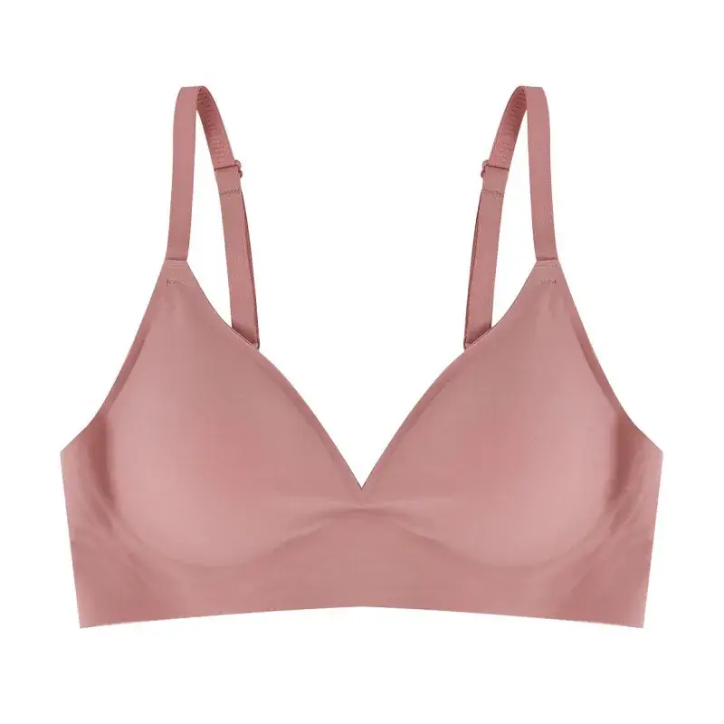 Women Korean Style Seamless Push Up Jelly Strip Bra - Image 5