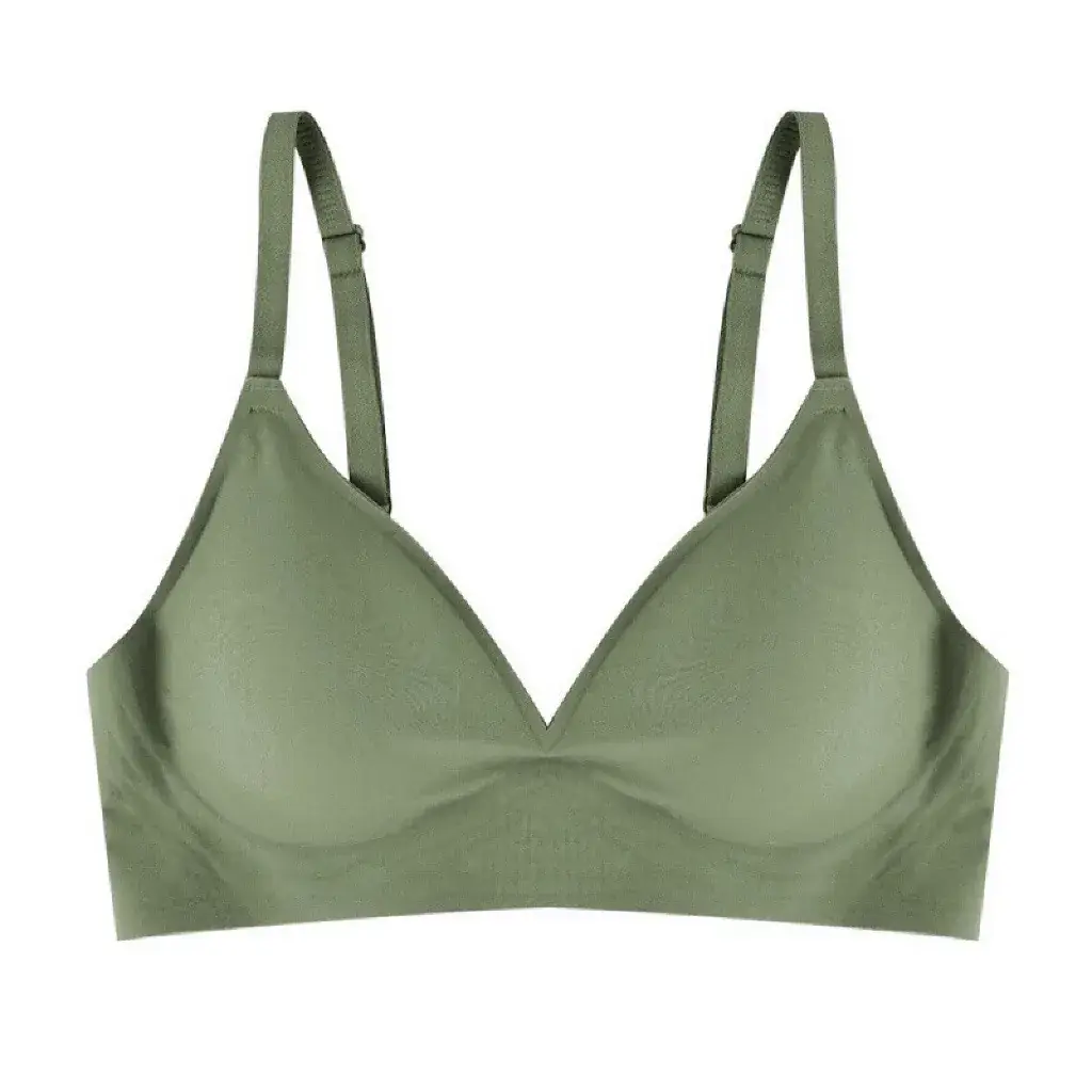 Women Korean Style Seamless Push Up Jelly Strip Bra - Image 6
