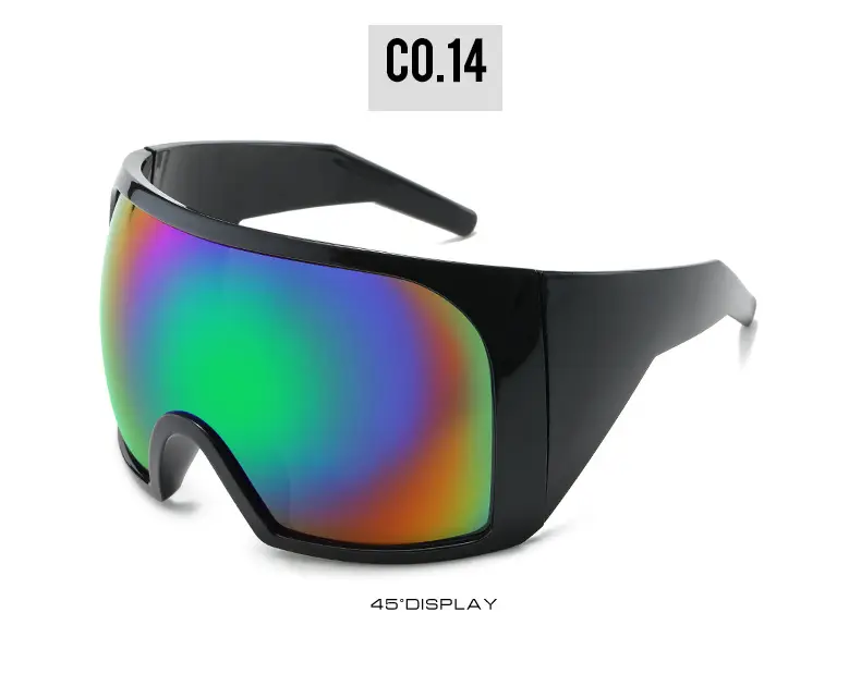 Futuristic Grey Wrap Around Sunglasses for Men Women β feature 18