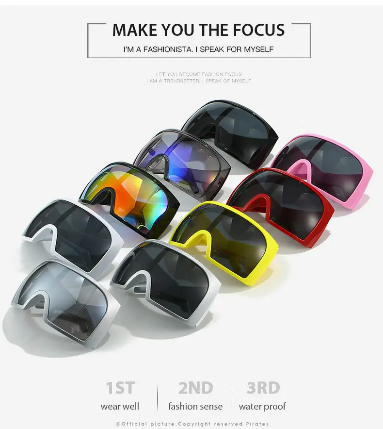 Futuristic Grey Wrap Around Sunglasses for Men Women β feature 3