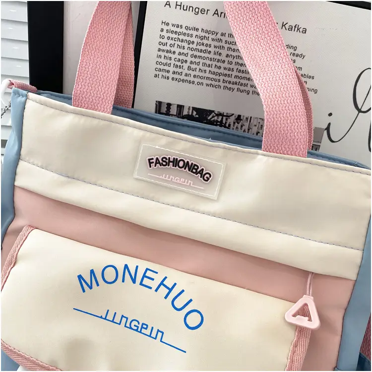 Pink Korean Style Large Tutoring Bag for Girls — feature 10