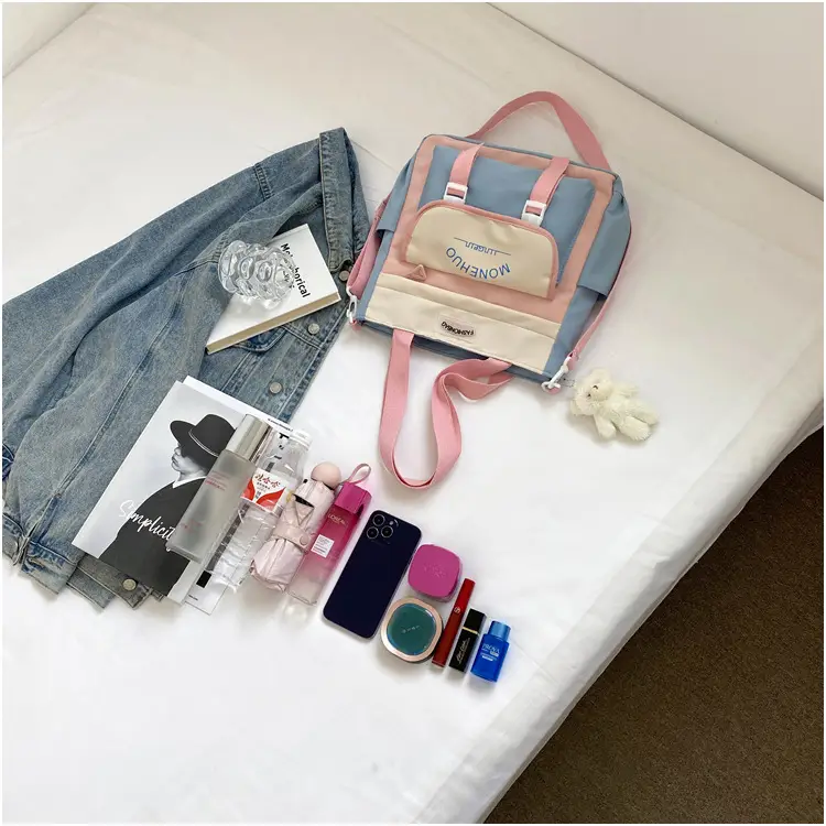 Pink Korean Style Large Tutoring Bag for Girls — feature 15
