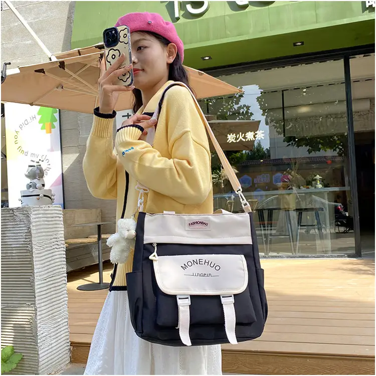 Pink Korean Style Large Tutoring Bag for Girls — feature 18