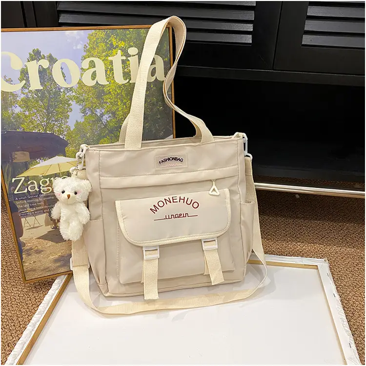 Pink Korean Style Large Tutoring Bag for Girls — feature 28