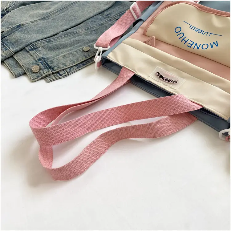 Pink Korean Style Large Tutoring Bag for Girls — feature 7