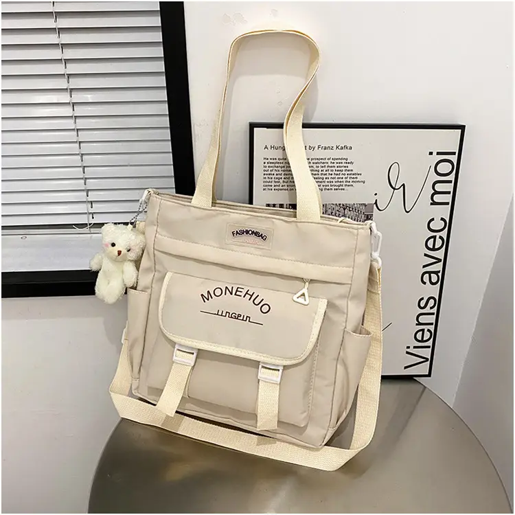 Pink Korean Style Large Tutoring Bag for Girls - Image 6