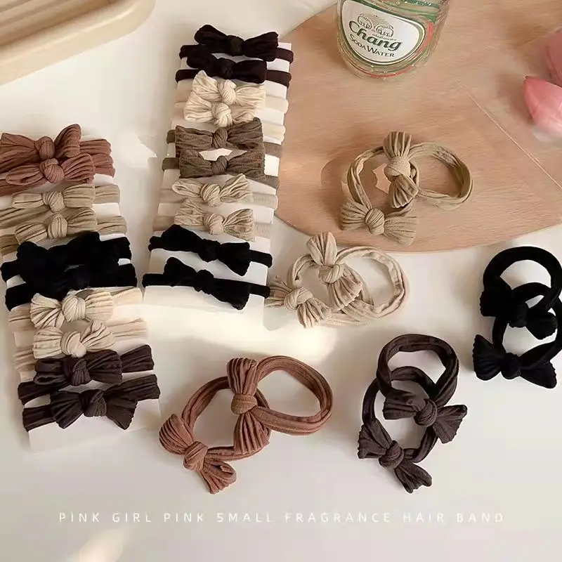 Korean Bow Knot Hair Ties Rubber Band High Ponytail - Image 4
