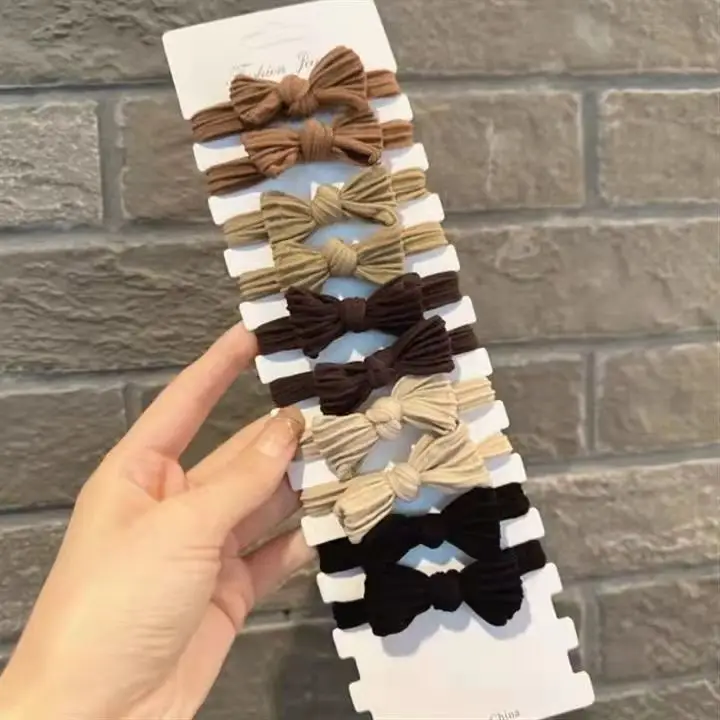 Korean Bow Knot Hair Ties Rubber Band High Ponytail — feature 2