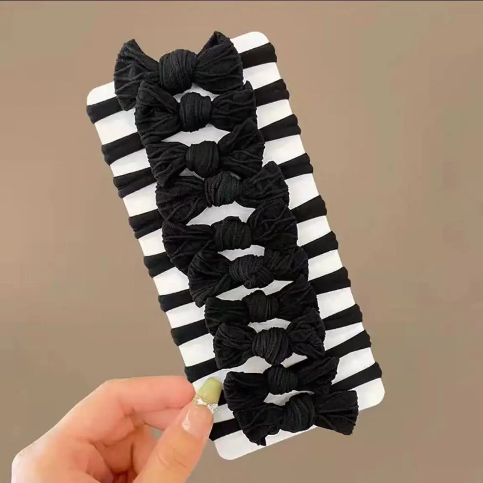 Korean Bow Knot Hair Ties Rubber Band High Ponytail — feature 4