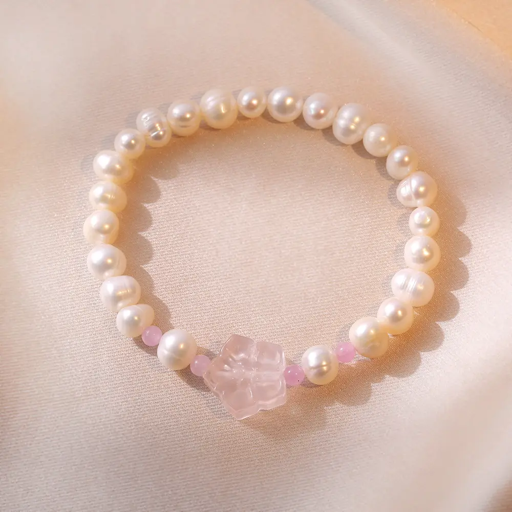 Freshwater Pearl Bracelet for Women Vintage Korean Style - Image 3