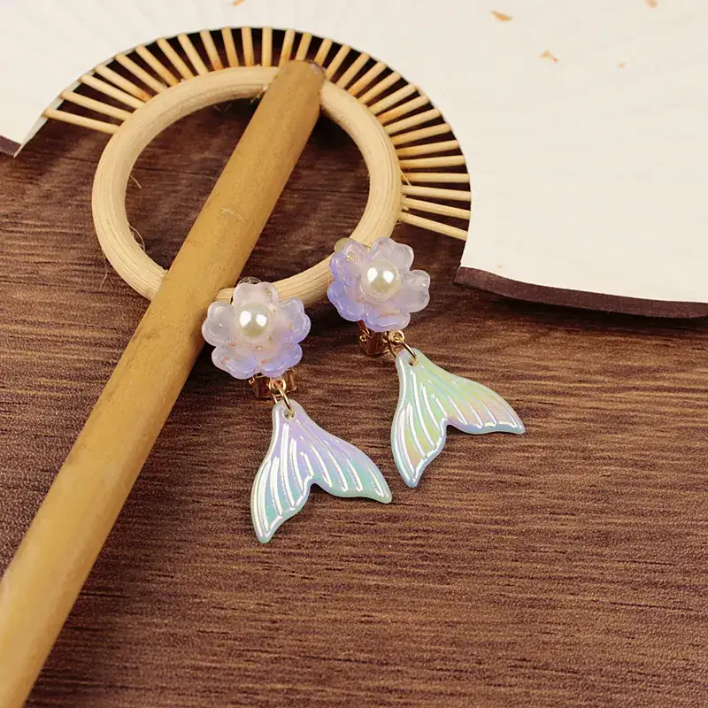 Ancient Red Cherry Earrings for Women - Image 3