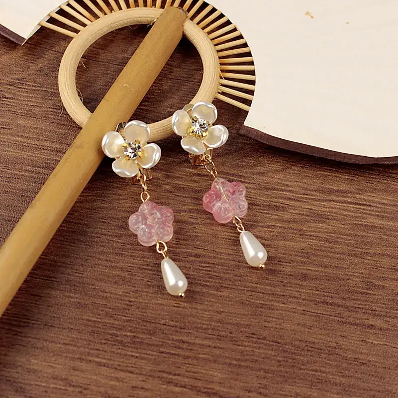Ancient Red Cherry Earrings for Women - Image 8