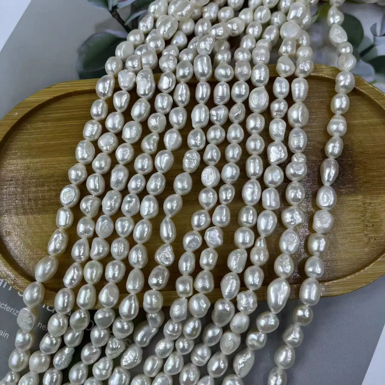 Natural Freshwater Pearl Light Baroque Necklace Bracelet